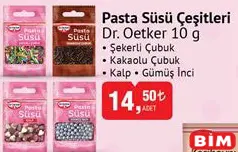DR. OETKER PASTA SÜSÜ ÇEŞİTLERİ 10 G
